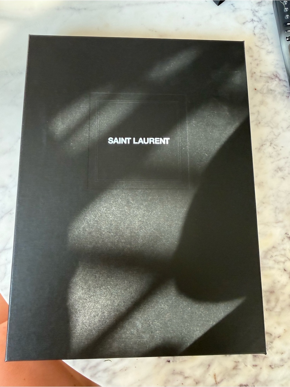 Saint Laurent Black Envelope Box